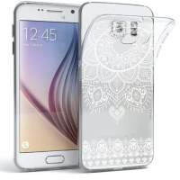 Samsung Galaxy S6 Handyhülle - Transparent mit hübschen Designs - 300 Stck. - Schutzhülle - Handy Cover - Schutz