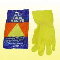 Haushalt Reinigung Hygiene Handschuhe, Größe 10=XL, Natur Kautschuk für Desinfektion im Labor, Büro, Garten, Schutzhandschuh