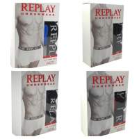 Replay boxer rövidnadrág férfi fehérnemű mix - 3 csomag