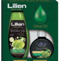 Подарочная упаковка с гелем для душа и кремом для рук и ногтей "Olive Oil"