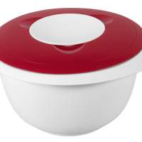 WESTMARK mixing bowl with lid plastic 2.5 l red