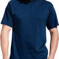 Men's premium t-shirt size L black 100% cotton, 180g/m