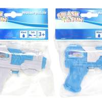 Splash & Fun Wasserpistole blau/weiß, sortiert, 11cm, 5 Stück