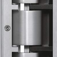 Glass door hinge Tectus TEG 310 2D 80 Al matt black 80kg concealed ESG 8/10mm