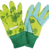 Children's gloves 20cm green1, 12 pairs
