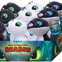 How to Train Your Dragon 3 night lights 18cm plush, 9 pack