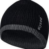 Knitted hat Ole universal black/grey