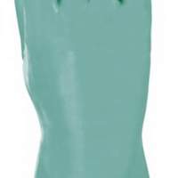 Nitrile gloves Tricotril 736 size 10 L.300mm green KCL Kat.III EN374, 5 pairs