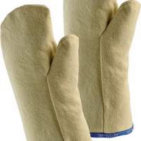 Heat gloves L.30cm max.500 degrees/short-term Aramid Fauster Jutec with insulation