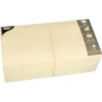 PAPSTAR napkins 33x33cm 3-ply cream 250 pieces/pack.