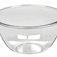 CHG salad bowl polyacrylic 14cm Ø28cm transparent