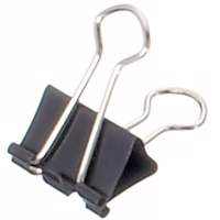 Maul foldback clamp mauly 2141390 clamping width 4mm black 12 pieces/pack.
