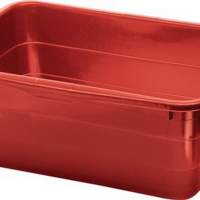 Carrycot PE red 800x535x300mm