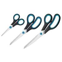 Westcott scissors EASY GRIP SET N-90027 13cm/21cm/25cm 3 pcs./pack.