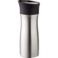 Helios thermal mug Click n Drink 0.3l steel grey