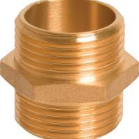 Reducing nipple No.280 brass external thread 1 1/4 inch