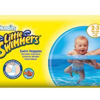 NIP swim diaper huggies size 2-3 set of 12, 8 packs = 96 pieces