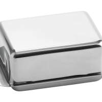 Butter dish for 125g butter stainless steel