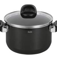 SILIT casserole 20cm suitable for induction Modesto black