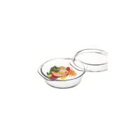 BOHEMIA CRISTAL round bowl with lid 2l