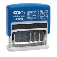 COLOP date stamp mini info-dater S120/WD 1453100200 blue/grey