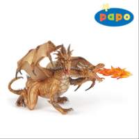 Papo two-headed dragon, gold