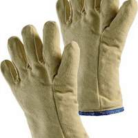 Heat gloves L.30cm max.500 degrees/short-term Aramid 5-finger Jutec with insulation