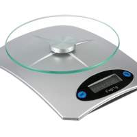 HI digital kitchen scale 5kg glass plate