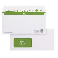 beECO envelope 2720161 DIN long mF hk FSC white pack of 500