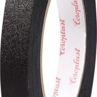 Cloth adhesive tape Corotex 800, 0.28 mm x 19 mm x 25 m, black, 16 rolls