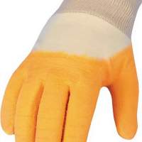 Handschuh Gr. 10 Latex-beschichtet 2-fach getaucht raue Oberfläche, 12 Paar