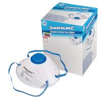 Molded respirator with valve, pack of 10