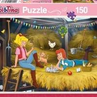 Schmidt games puzzle Bibi & Tina, on the hayloft, 150 pieces