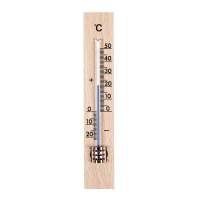 TFA-DOSTMANN Zimmer-Thermometer 15cm Holz, 10er pack