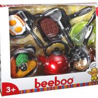 Beeboo Kitchen saucepan set, 18 pieces (toy)