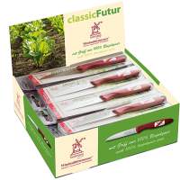 WINDMÜHLEN paring knife classic Futur red, in a display with 20 pieces