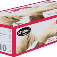 Disposable gloves EN 455 AQ 1.5 male size M latex box, 100 pairs
