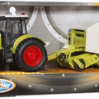 Speedzone tractor with round baler, light & sound