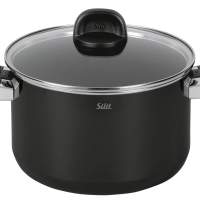 SILIT high casserole 24cm Modesto black suitable for induction