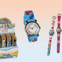 Wristwatch Kids Watch 6-way sorted in a display with 24 pieces