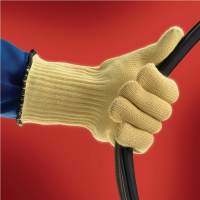Heat gloves EN388/407 Kat.III Mercury 43-113 Gr. 10 cotton/kevlar yellow