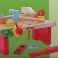 SpielMaus wooden workbench 15 pieces