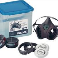 Respirator box 8572 A2P2RD 1x half mask 8002 2 brackets 8090 MOLDEX 4 filters