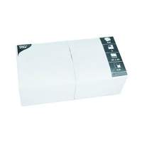 PAPSTAR napkins 33x33cm 3-ply white 250 pieces/pack.