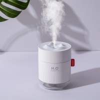 Humidifier, USB Ultrasonic Mist Humidifier, 500 ml, 12-18 h Spray Time Humidifier with Automatic Shut-Off for Home, School, Offi