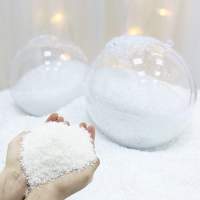 Kunstschnee täuschend echt & weich - ca. 1000 ml fluffiger Schnee - glitzernder Streuschnee Dekoschnee - Dekoration an Wehnachte