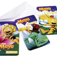 Maya, a méhecske - 6 meghívó borítékkal együtt