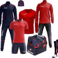 Trainingsanzug-Fussballdress-Handballdress-Sporttasche Set Teamwear 12-teilig
